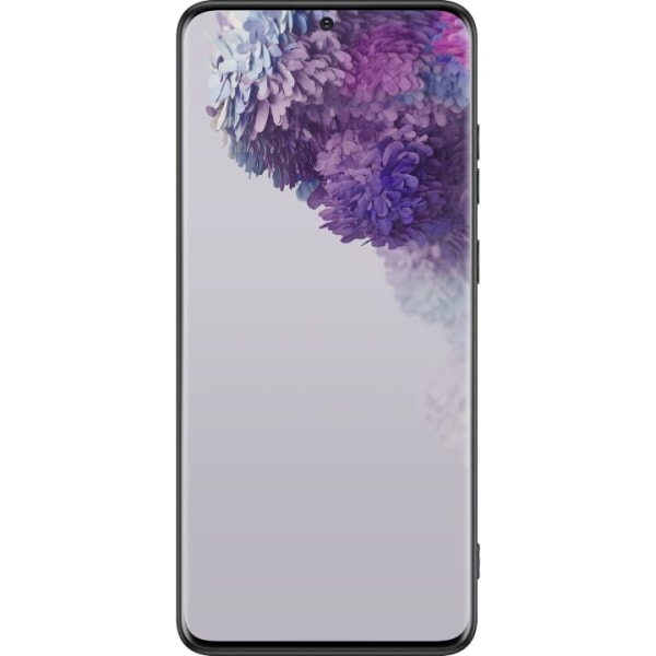 Samsung Galaxy S20 Ultra Sort cover Floral Blomst
