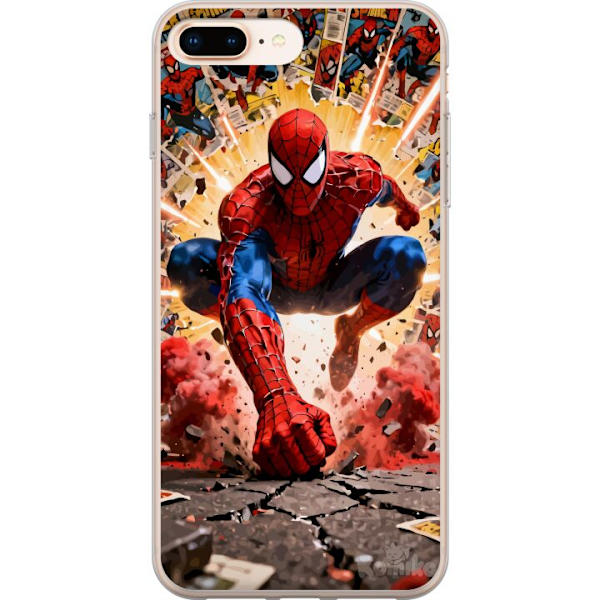 Kompatibelt Mobildeksel til Apple iPhone 7 Plus Spider Man action