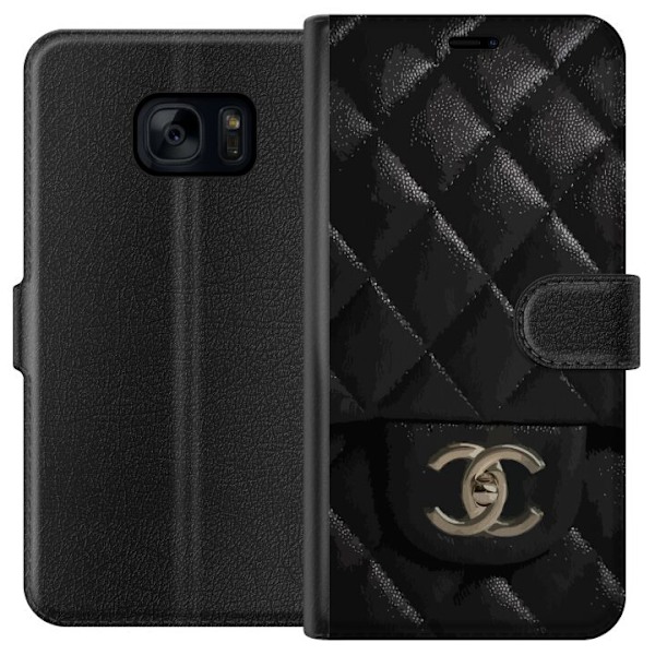 Samsung Galaxy S7 Lommeboketui Chanel Svart