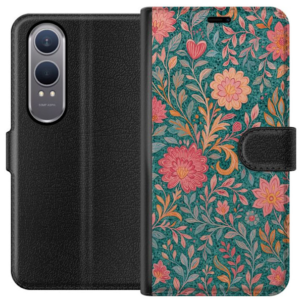 OnePlus Nord CE4 Lite Tegnebogsetui Floral Dream