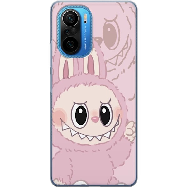 Xiaomi Poco F3 Gennemsigtig cover Labubu Floral Freak