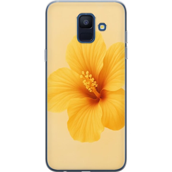 Samsung Galaxy A6 (2018) Genomskinligt Skal Lemon Zing