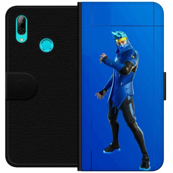 Huawei P smart 2019 Plånboksfodral Fortnite - Ninja Blue