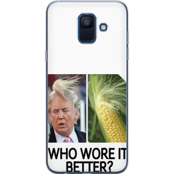 Samsung Galaxy A6 (2018) Gennemsigtig cover Trump