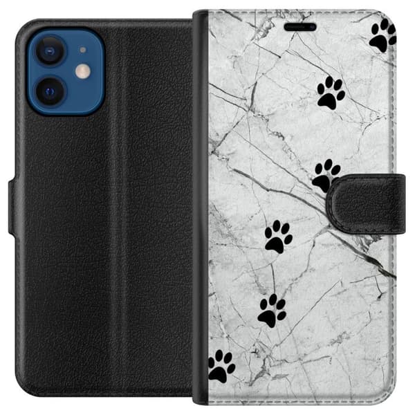 Kompatibelt Plånboksfodral till Apple iPhone 12 Tassar