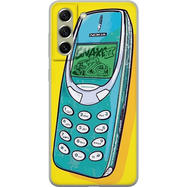 Samsung Galaxy S21 FE 5G Gennemsigtig cover Nokia 3310, Snake