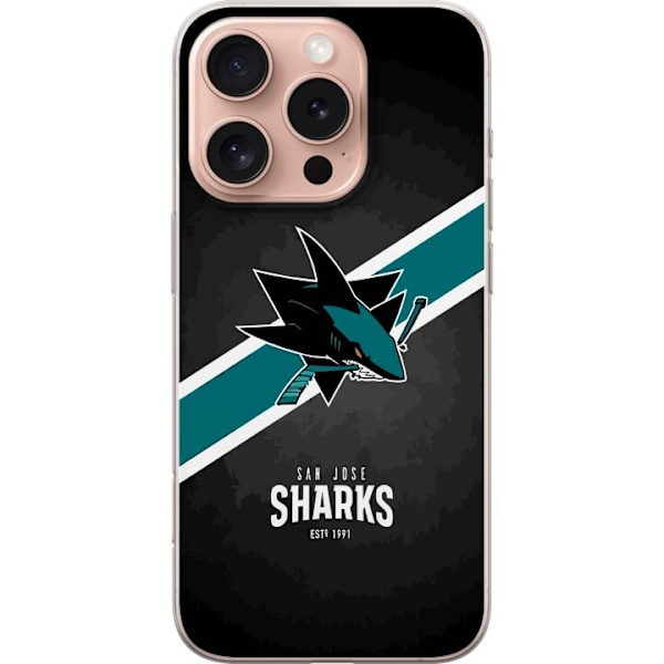 Apple iPhone 16 Pro Läpinäkyvä kuori San Jose Sharks (NHL)