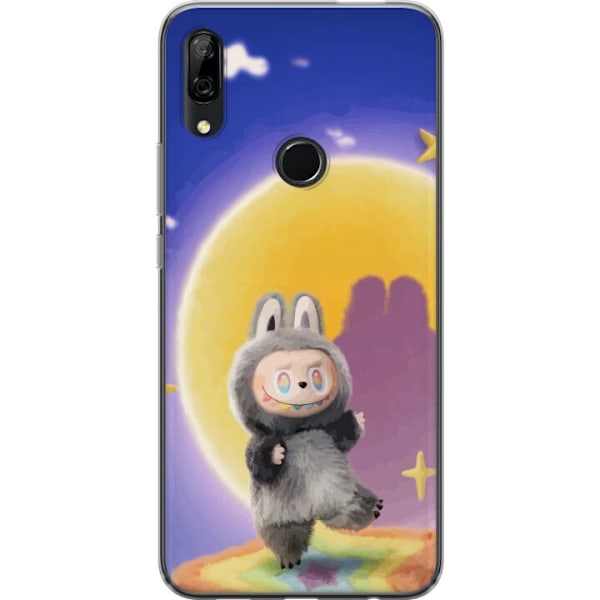 Huawei P Smart Z Läpinäkyvä kuori Labubu Neon Pop - Neonväri pop-taiteen hirviö