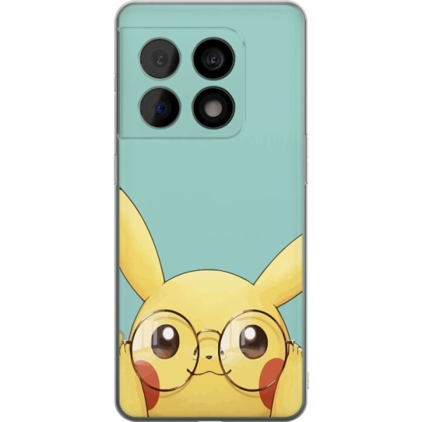 OnePlus 10 Pro Gennemsigtig cover Pikachu briller