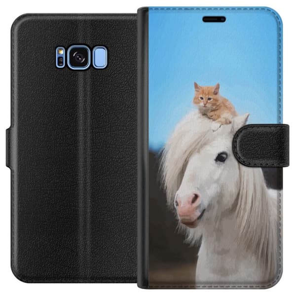 Kompatibelt Plånboksfodral till Samsung Galaxy S8 Vargar