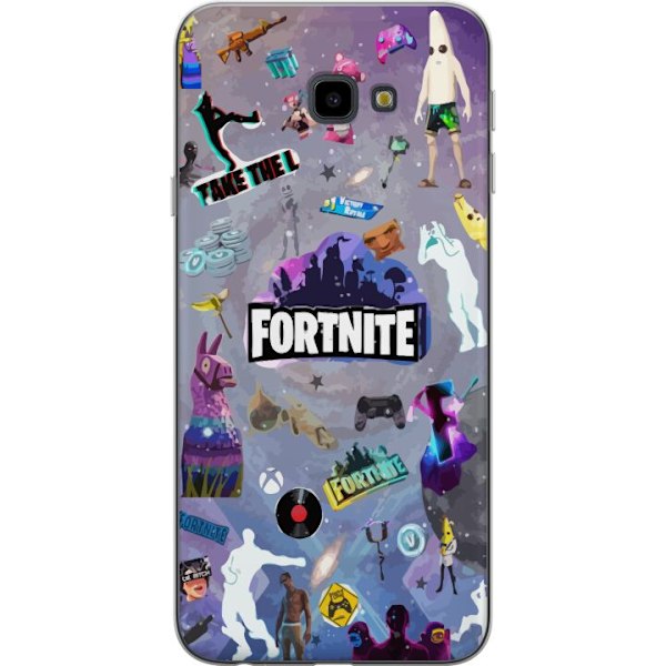 Samsung Galaxy J4+ Gennemsigtig cover Fortnite