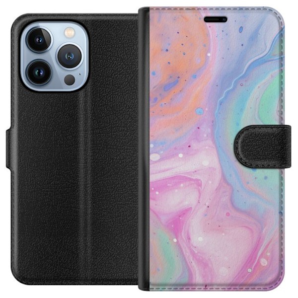 Apple iPhone 13 Pro Plånboksfodral Pastellmarmor