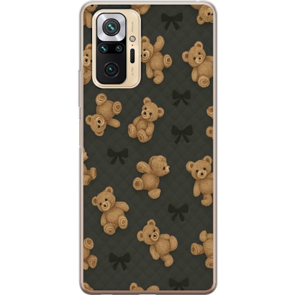 Xiaomi Redmi Note 10 Pro Gjennomsiktig deksel Teddy Klemmer