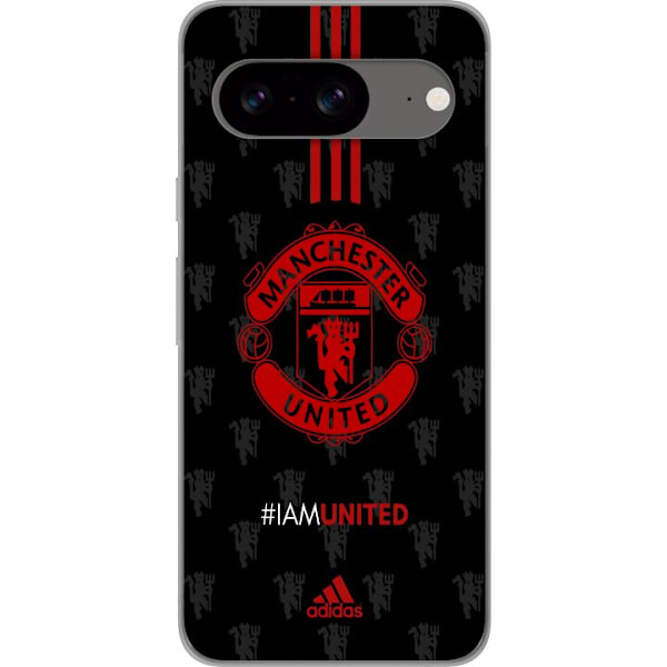 Google Pixel 8 Läpinäkyvä kuori Manchester United