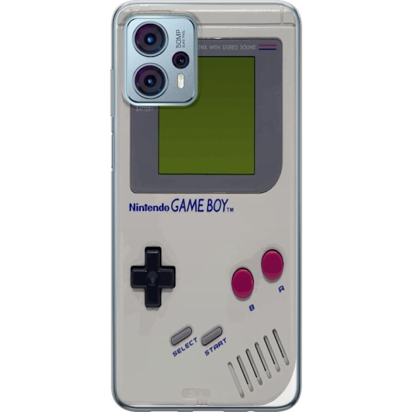 Motorola Moto G23 Läpinäkyvä kuori Game Boy