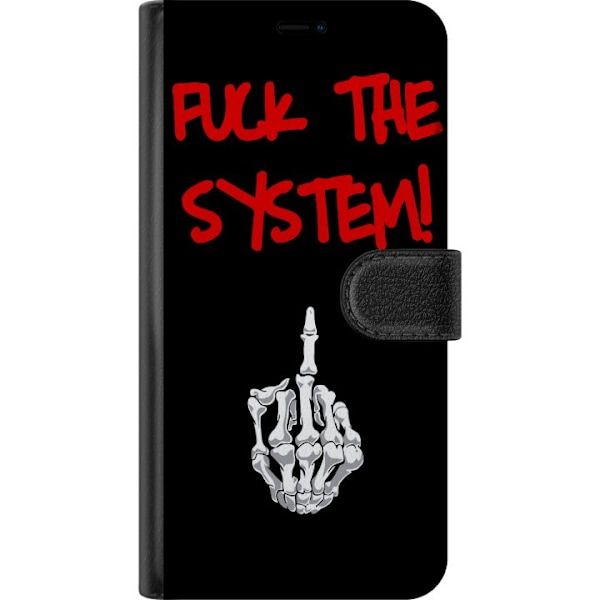 Apple iPhone XS Max Lompakkokotelo Fuck System