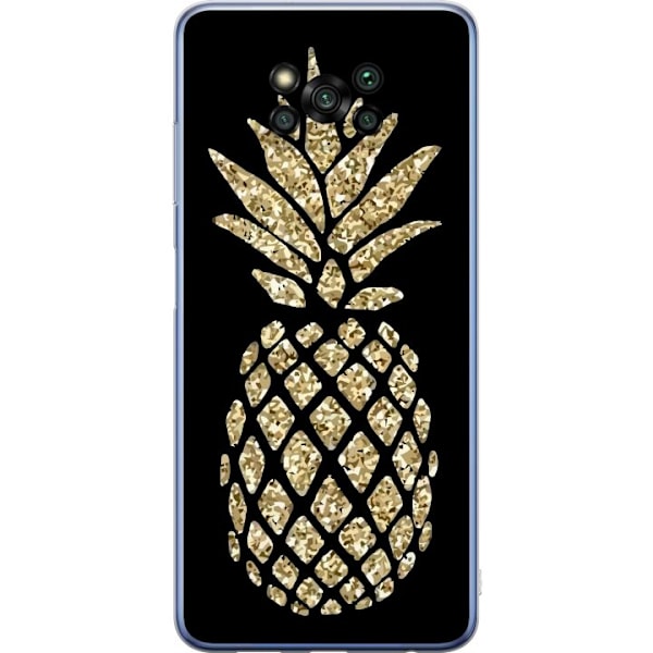 Xiaomi Poco X3 Pro Läpinäkyvä kuori Ananas