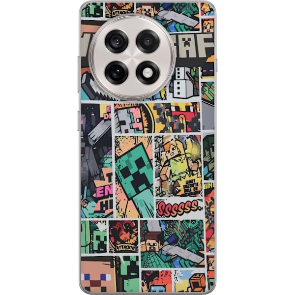 OnePlus 13R Genomskinligt Skal Minecraft Art