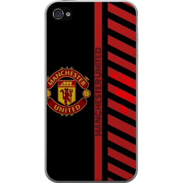 Apple iPhone 4s Gjennomsiktig deksel Manchester United