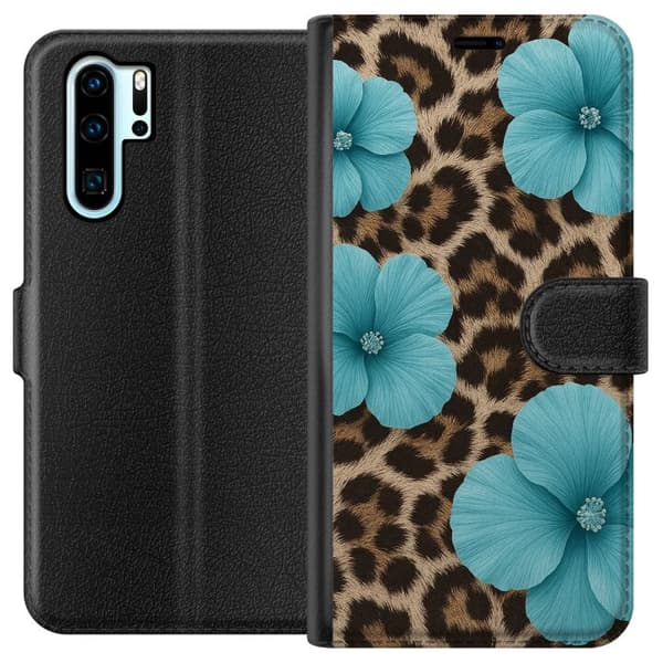 Kompatibelt Lommeboketui til Huawei P30 Pro Blossom Beast
