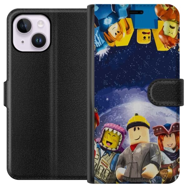 Kompatibel Tegnebogsetui til Apple iPhone 14 Plus Roblox