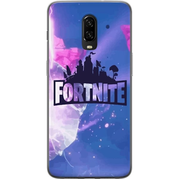 OnePlus 6T Läpinäkyvä kuori Fortnite