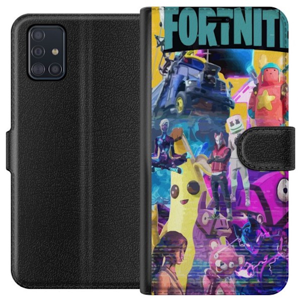 Samsung Galaxy A51 Lompakkokotelo Fortnite