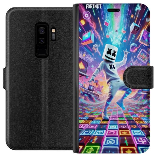 Kompatibelt Plånboksfodral till Samsung Galaxy S9+ Fortnite Dance | Marshmello