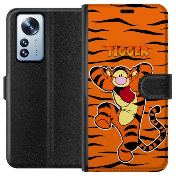 Xiaomi 12 Pro Tegnebogsetui Tiger