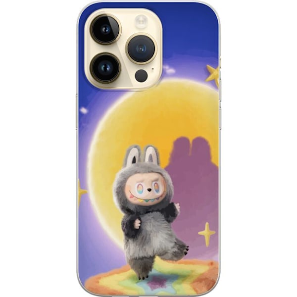 Apple iPhone 14 Pro Läpinäkyvä kuori Labubu Neon Pop - Neon