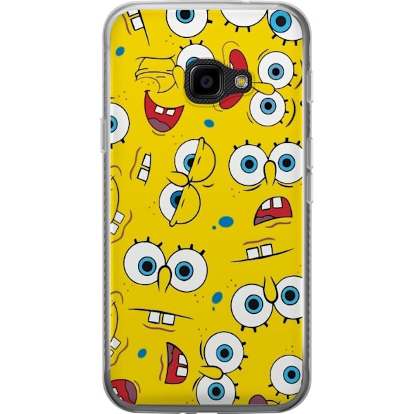 Samsung Galaxy Xcover 4 Genomskinligt Skal SpongeBob SquarePan