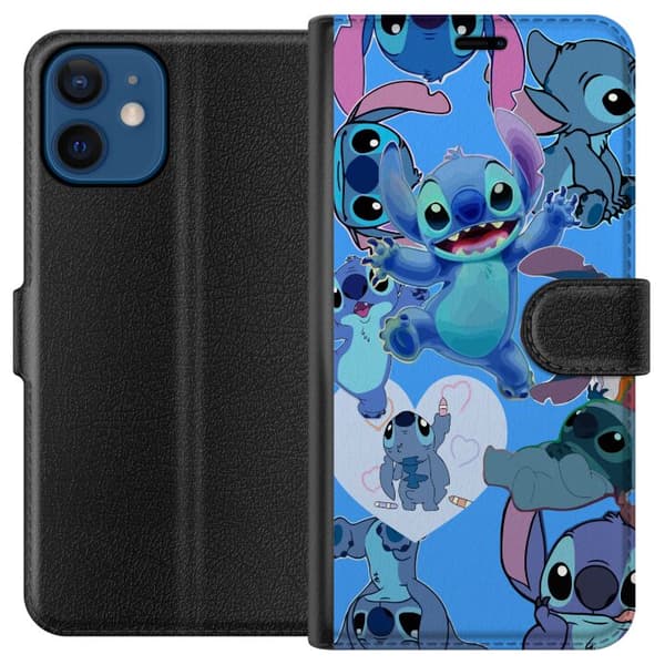 Kompatibel Tegnebogsetui til Apple iPhone 12 mini Sy mønster