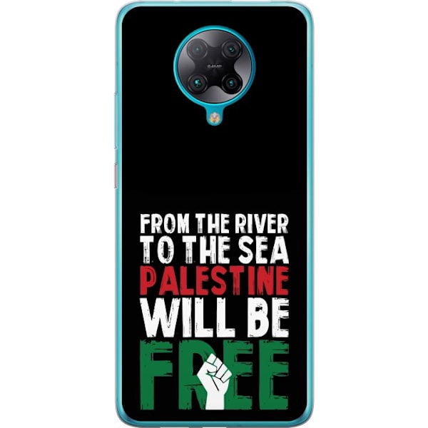 Xiaomi Poco F2 Pro Gennemsigtig cover Fri Palæstina