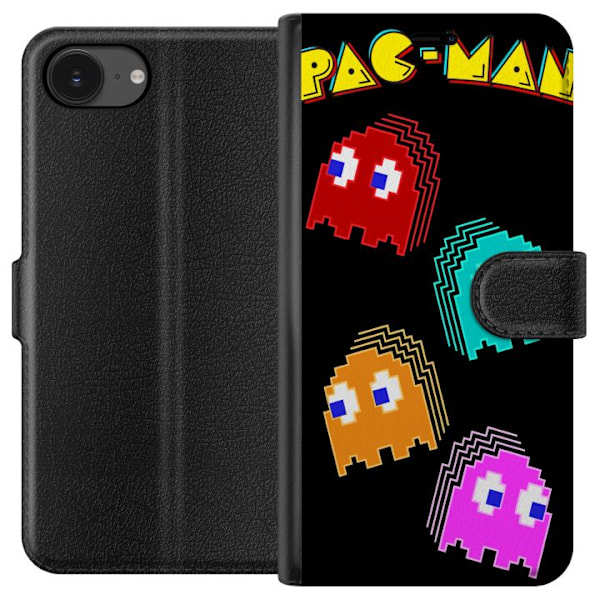 Apple iPhone 16e Lompakkokotelo Pac-Man