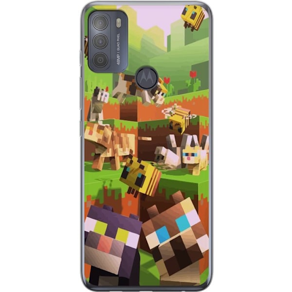 Motorola Moto G50 Skal / Mobilskal - MineCraft