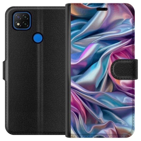 Xiaomi Redmi 9C Lommeboketui Skimrende silke