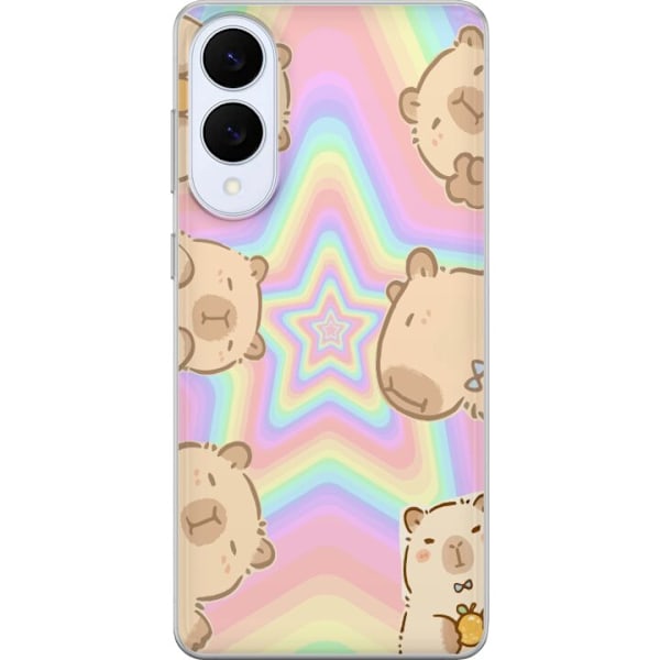 Samsung Galaxy S25 Edge Läpinäkyvä kuori Kawaii Capybara Ga