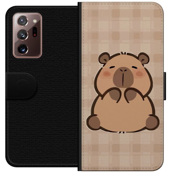 Samsung Galaxy Note20 Ultra Lompakkokotelo Mobilskal kawaii capybara flera figurer japansk stil