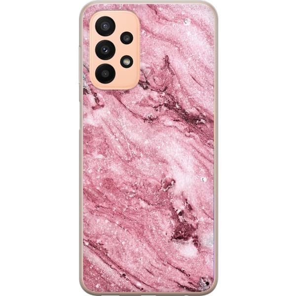 Kompatibelt Mobildeksel til Samsung Galaxy A23 Glitrer Marmor