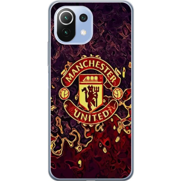 Xiaomi Mi 11 Lite Gennemsigtig cover Manchester United