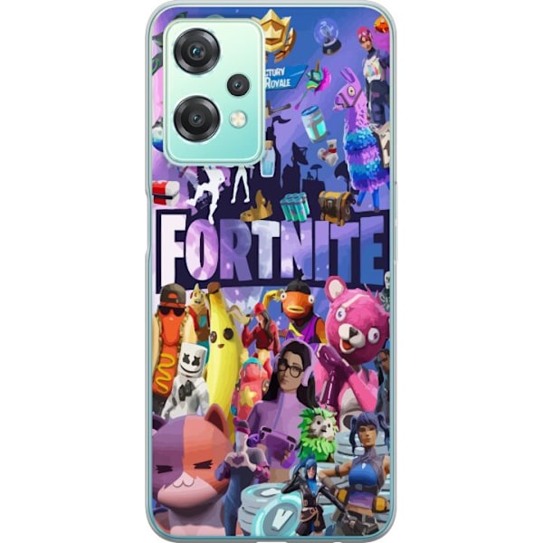 OnePlus Nord CE 2 Lite 5G Läpinäkyvä kuori Fortnite