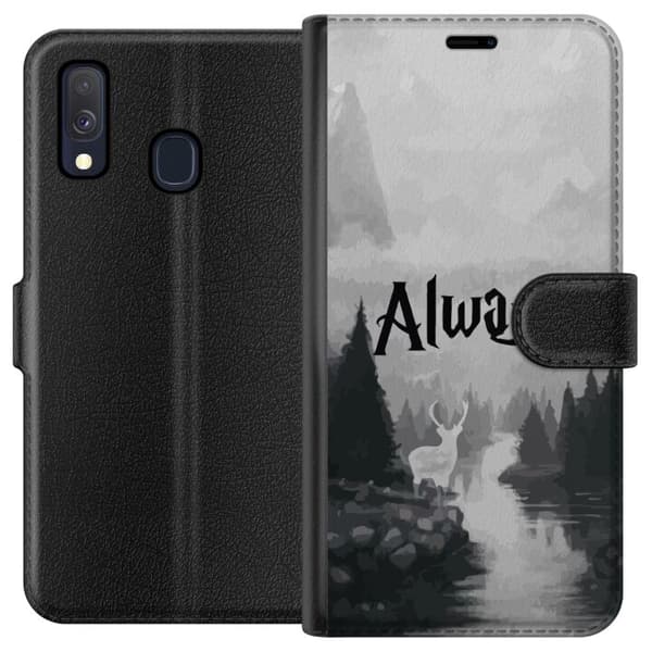 Kompatibel Tegnebogsetui til Samsung Galaxy A40 Harry Potter Altid