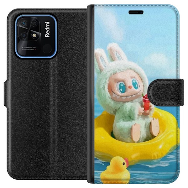 Xiaomi Redmi 10C Lommeboketui Labubu Macaron-serien