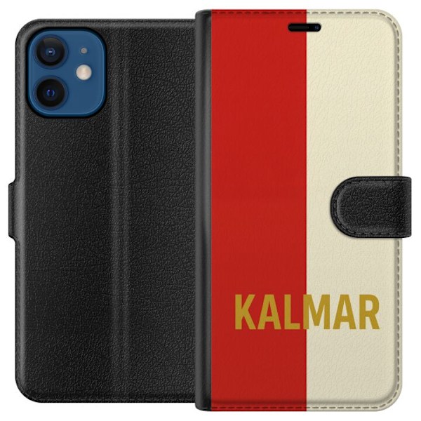 Apple iPhone 12 mini Lompakkokotelo Kalmar - jalkapallo