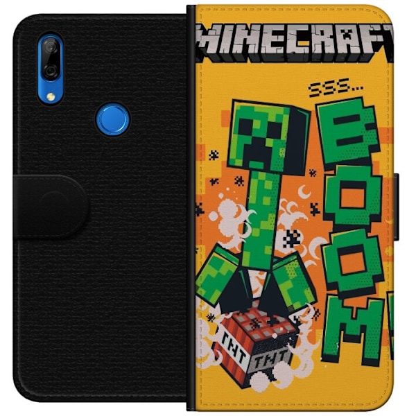 Huawei P Smart Z Tegnebogsetui Minecraft Boom