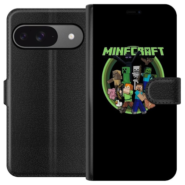 Google Pixel 9 Lompakkokotelo Minecraft