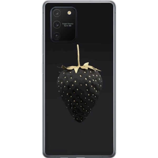 Samsung Galaxy S10 Lite Gennemsigtig cover Luksus Jordbær
