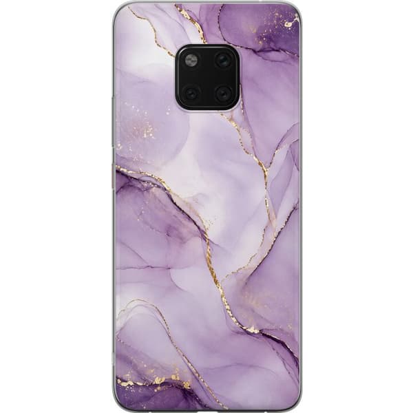 Kompatibelt Mobildeksel til Huawei Mate 20 Pro Syrinlilla gullflyt lila