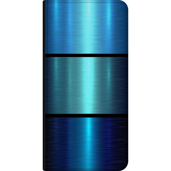 Apple iPhone 12  Lommeboketui Blå Metalliske Striper