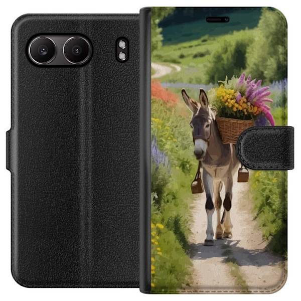 OnePlus Nord 4 Lompakkokotelo Aasi Eläinaihe Rauhallinen Suunnittelu Luontoaihe Suosittu Koristelu Huumori Graafinen Eläinteema Eksoottinen